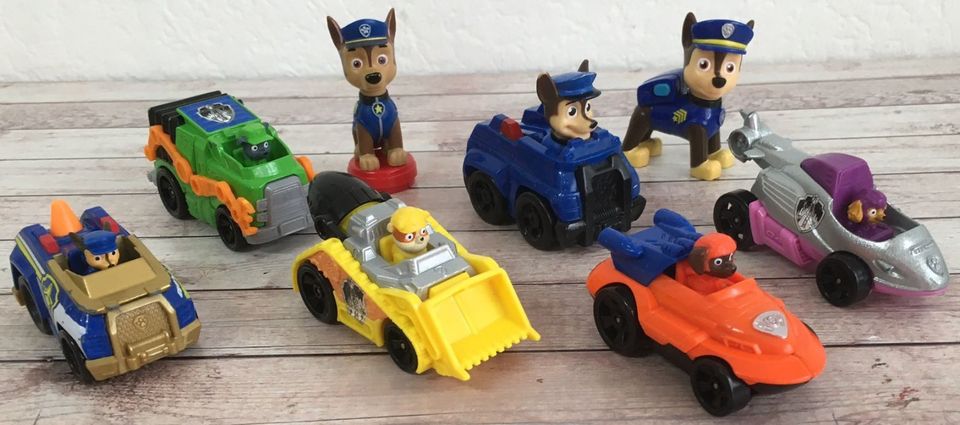 Spielzeug Paw Patrol + push and go Fahrzeuge, Figuren, Tiere in Essen