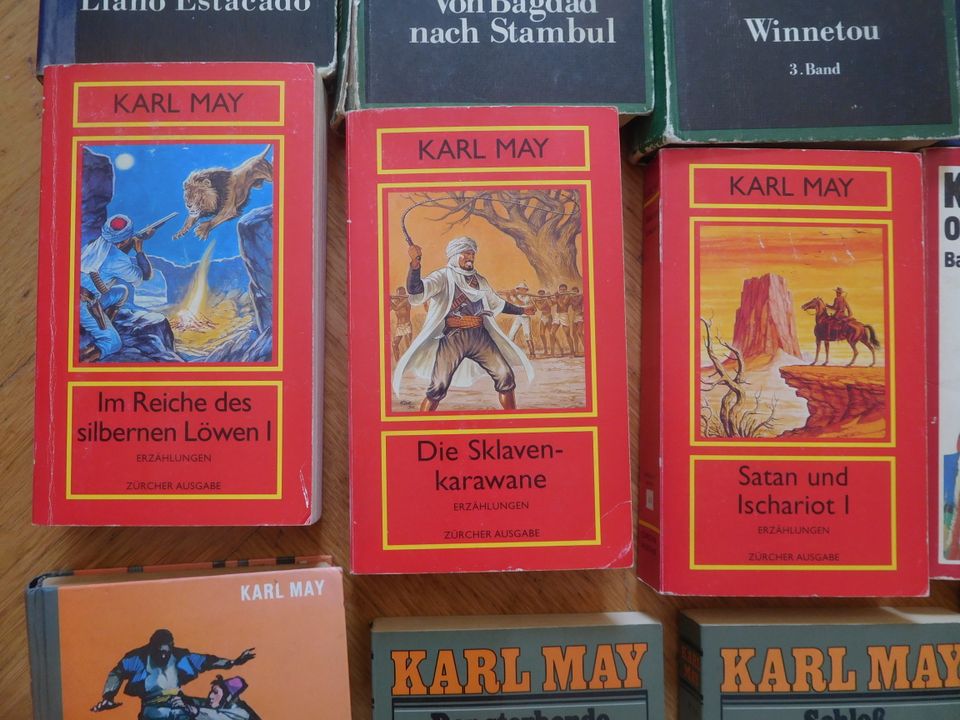 Sammlung alte Karl May Bücher 19 Stück in Dresden