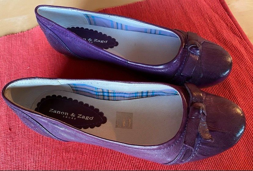 *Zanon & Zago* Damen Schuhe, Ballerinas, lila, Gr.39, NEU! in Essen