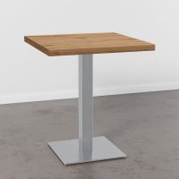 Bistrotisch | 70 x 70 cm | 80 x 80 | Teak | Edelstahl Gestell Nordrhein-Westfalen - Metelen Vorschau