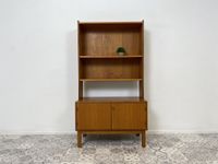 WMK Stilvoller skandinavischer Regalschrank mit einer tollen Kombination aus offenen und geschlossenen Elementen # Regal Bücherregal Bücherschrank Kommode Highboard Sidebaord Mid-Century 70er Vintage Friedrichshain-Kreuzberg - Friedrichshain Vorschau