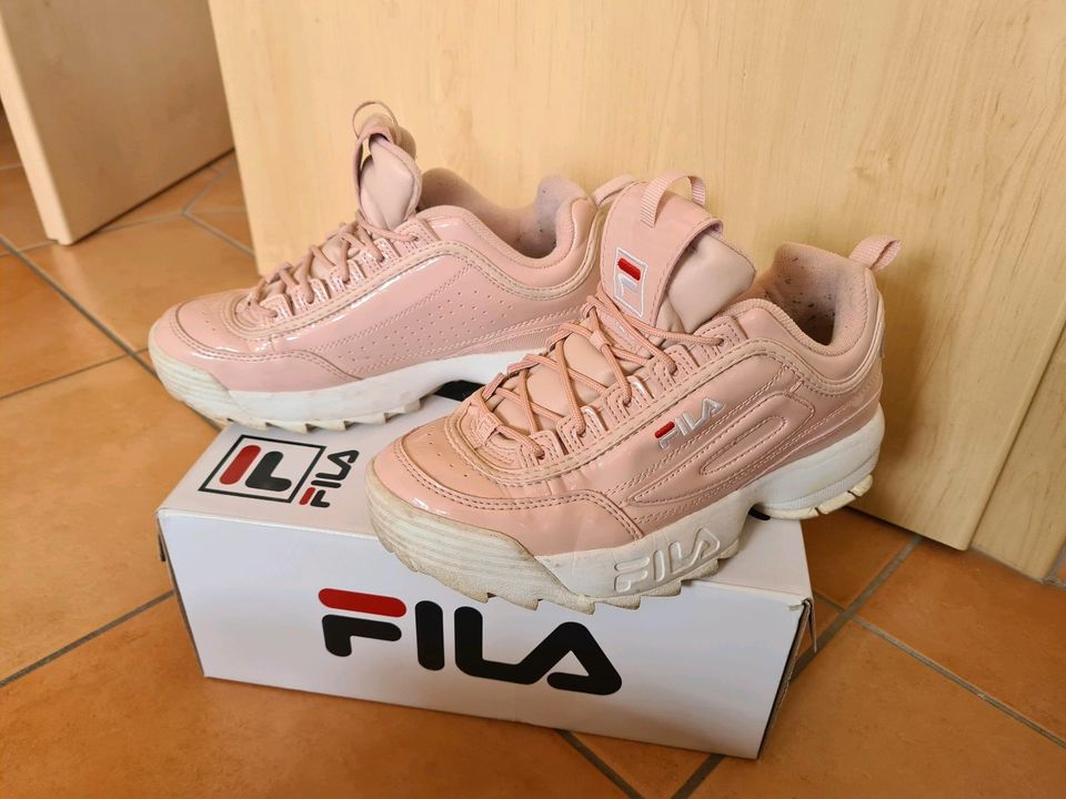 FILA Disruptor pink Sneaker Schuhe weiß rosa Gr 6,5 glänzend lack in Bayern  - Mömbris | eBay Kleinanzeigen ist jetzt Kleinanzeigen