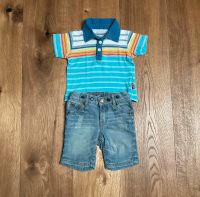 ❤️Set aus Jeans Shorts  #H&M und Polo Shirt #Name it Gr. 74❤️ Mecklenburg-Vorpommern - Wismar Vorschau