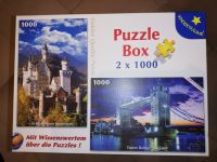 Puzzle Box 2 x 1000 (Neuschwanstein / Tower Bridge) Kinderträume Baden-Württemberg - Biberach an der Riß Vorschau