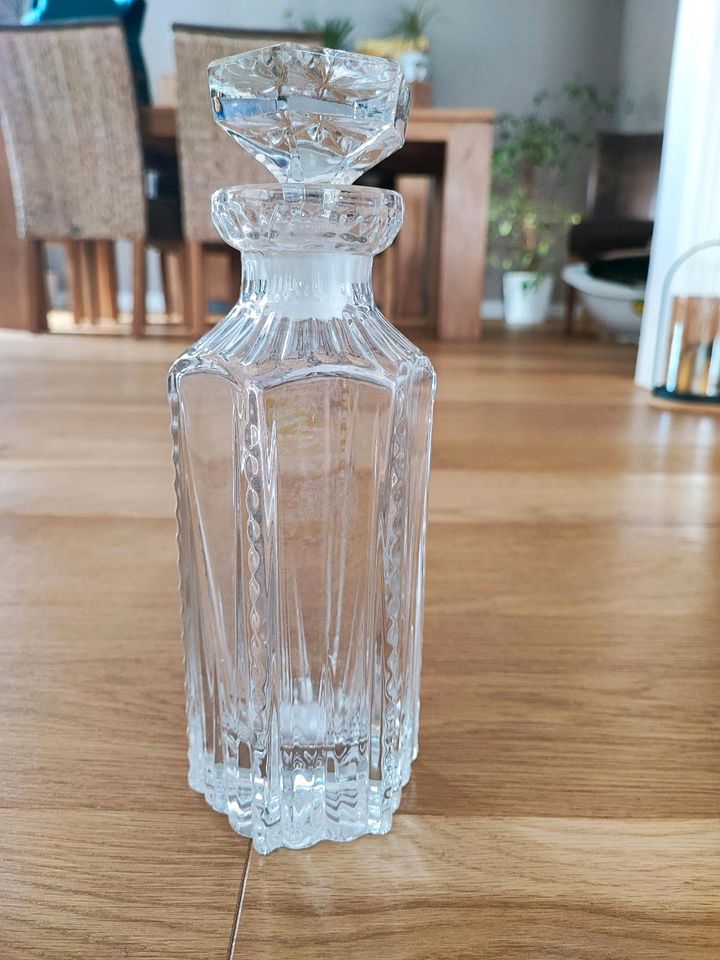 Karaffe klein Kristall Likör Rum retro Vintage DDR Lausitzer Glas in Rostock