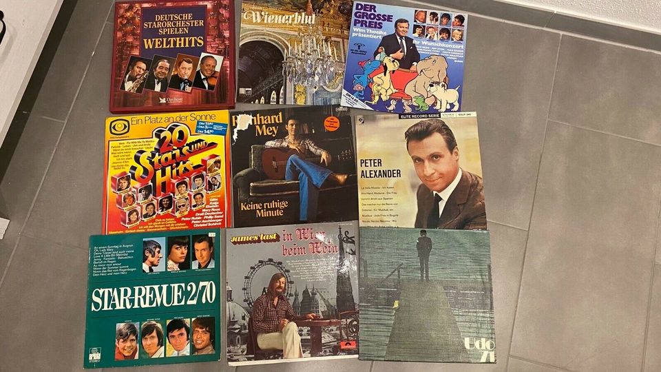 Konvolut von 45 älteren, gemischten LP‘s / Schallplatten! in Staudt