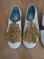 Vans Leder Creme braun Fransen 40,5 w.neu Baden-Württemberg - Pforzheim Vorschau