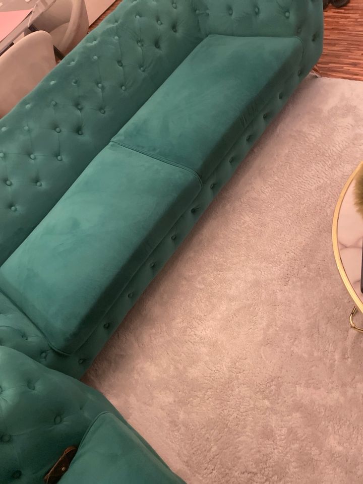 Kawola 3-sitzer natla Sofa velvet in Wiesbaden