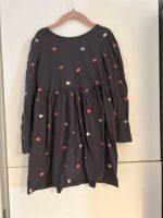 Kleid Langarm grau Herzen H&M 122/128 Nordrhein-Westfalen - Willich Vorschau