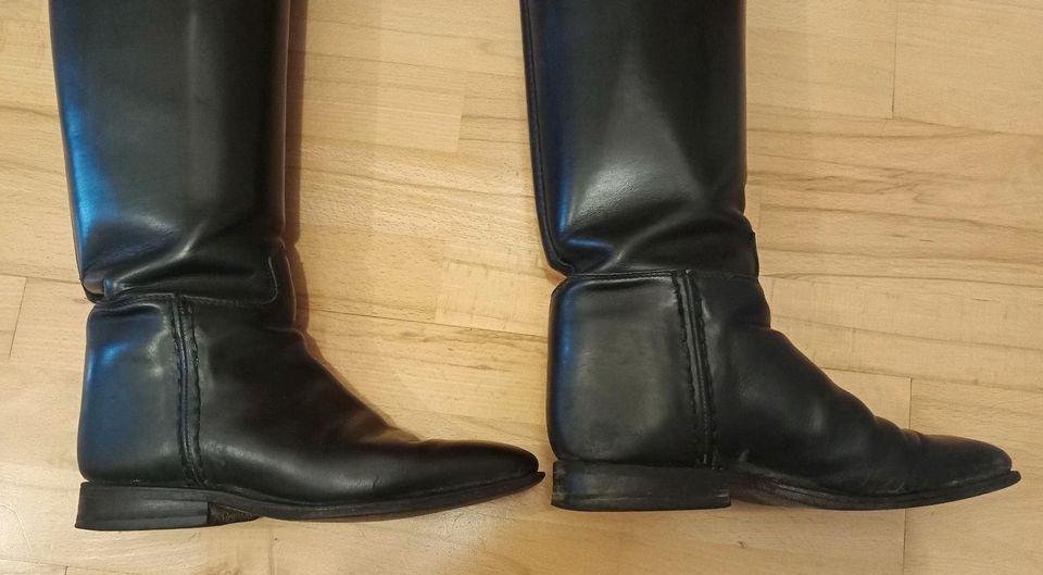 Königs Damen Dressurstiefel Reitstiefel Größe 5 / 38 schwarz in Haste