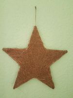 2 Sterne aus Sisal - rotbraun und braun - Advent - Weihnachten Nordrhein-Westfalen - Hille Vorschau
