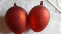 2er Set Glas Ei 12cm rot marmoriert zum hängen Osterdekoration Niedersachsen - Beedenbostel Vorschau