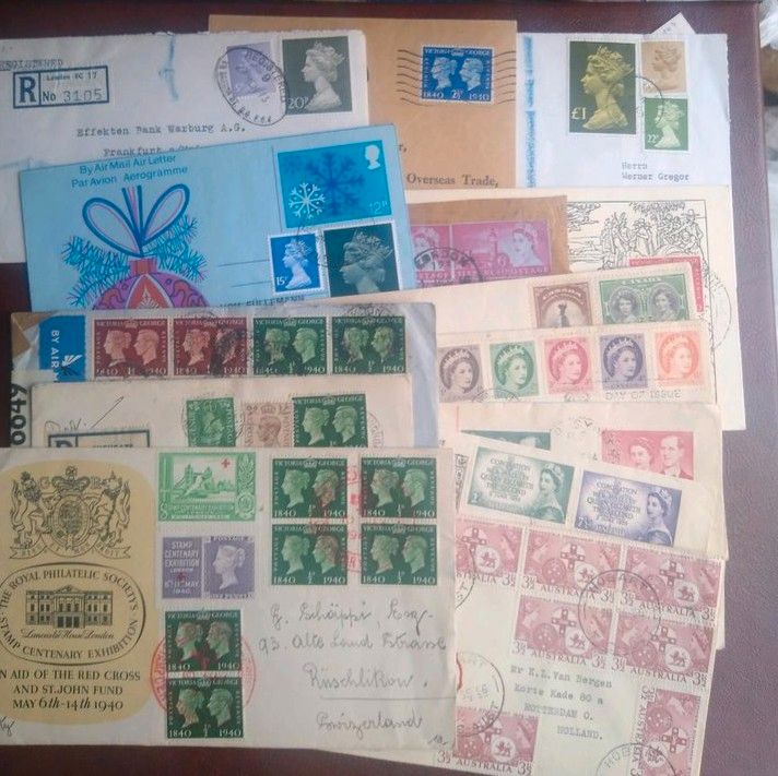 !! ENGLAND AUSTRALIEN KANADA Briefe Sammlung in Berlin