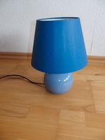 Tischlampe blau Schirmlampe Tischleuchte 40 w Porzellansockel Wuppertal - Oberbarmen Vorschau