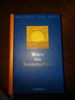 Buch Worte wie Sonnenschein Herder Verlag Baden-Württemberg - Kandern Vorschau