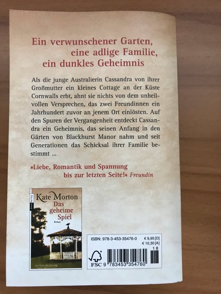 Buch der verborgene Garten in Dornstetten
