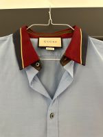 GUCCI Hemd Cambridge Langarm blau uni 43/17 L Nordrhein-Westfalen - Bönen Vorschau