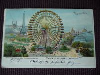 Postkarte Weltausstellung 1900 Riesenrad Paris Nordrhein-Westfalen - Dormagen Vorschau