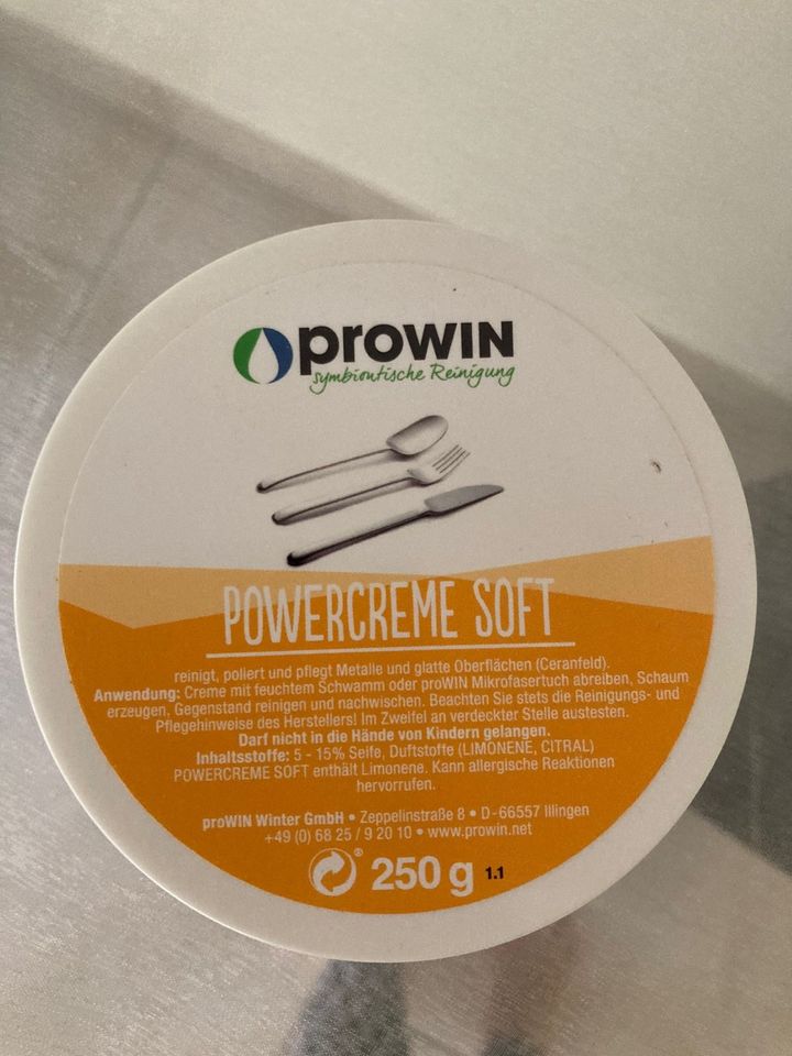 Powercreme soft 250gr von proWIN neu in Völklingen