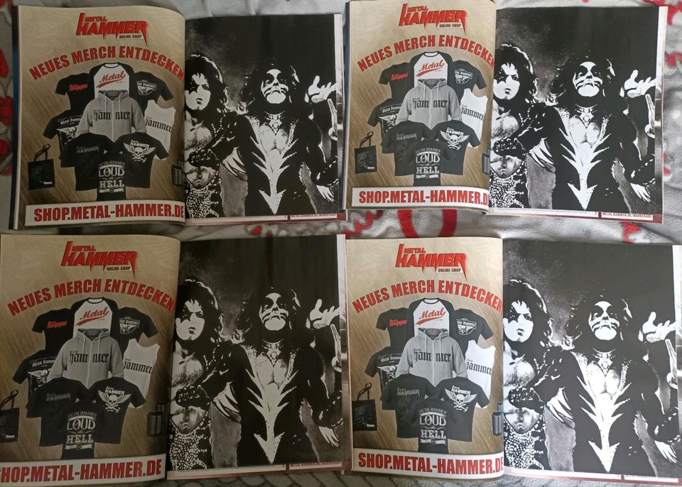 KISS METAL-HAMMER SONDERAUSGABE MIT LIMTIERTEN VINYL SINGLES NEU in Bösleben-Wüllersleben