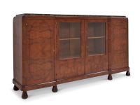 ANTIK! XL Vitrinen-Sideboard restauriert Art Déco um 1930 Wurzelholz Anrichte i-1473 Nordrhein-Westfalen - Lüdinghausen Vorschau