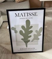 Poster mit Rahmen Kunstdruck Matisse 50x70cm grün schwarz weiß Bayern - Herzogenaurach Vorschau