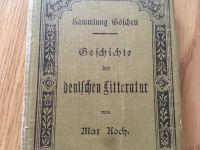 Max Koch Geschichte der deutschen Literatur Sammlung Göschen 1900 Schleswig-Holstein - Großhansdorf Vorschau