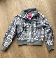 Jacke Gr 134 C&A Blouson kariert lila grau Mädchen Sommerjacke Dithmarschen - Lunden Vorschau