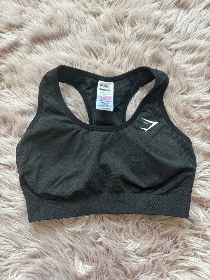 Gymshark Vital Seamless Sport BH S schwarz in Coswig