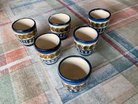 6 Stück Eierbecher aus Keramik, handbemalt aus Thurnau , Hessen - Mainhausen Vorschau