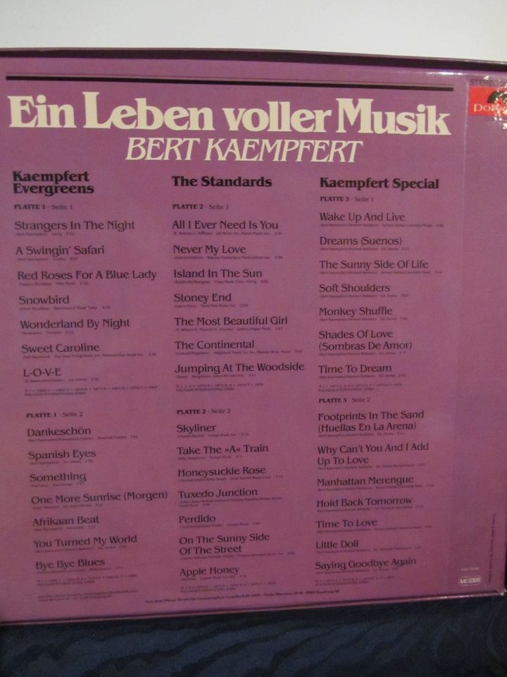 Schallplatten 10 Jahre Schlager Parade, James Last, Bert Kaempfer in Lauf a.d. Pegnitz