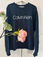 ☀️Neuw. Calvin Klein Pullover/Oberteil Gr.L dunkelblau/weiß☀️ Bayern - Niederwerrn Vorschau