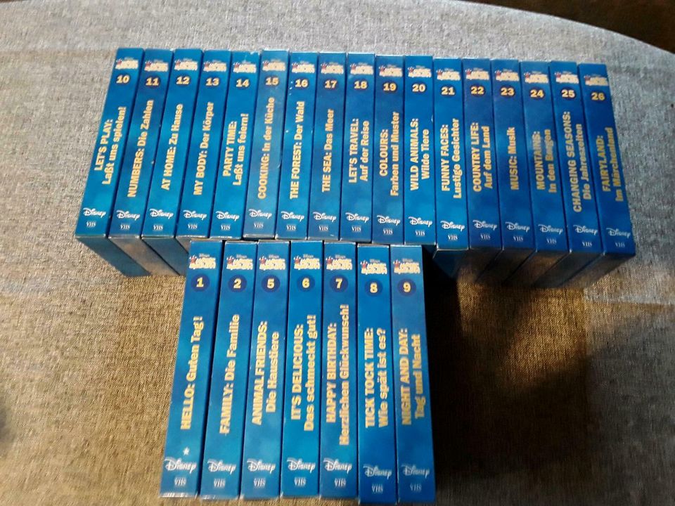 24 VHS Disney'sMagic Englisch Lehrspass.... in Teublitz