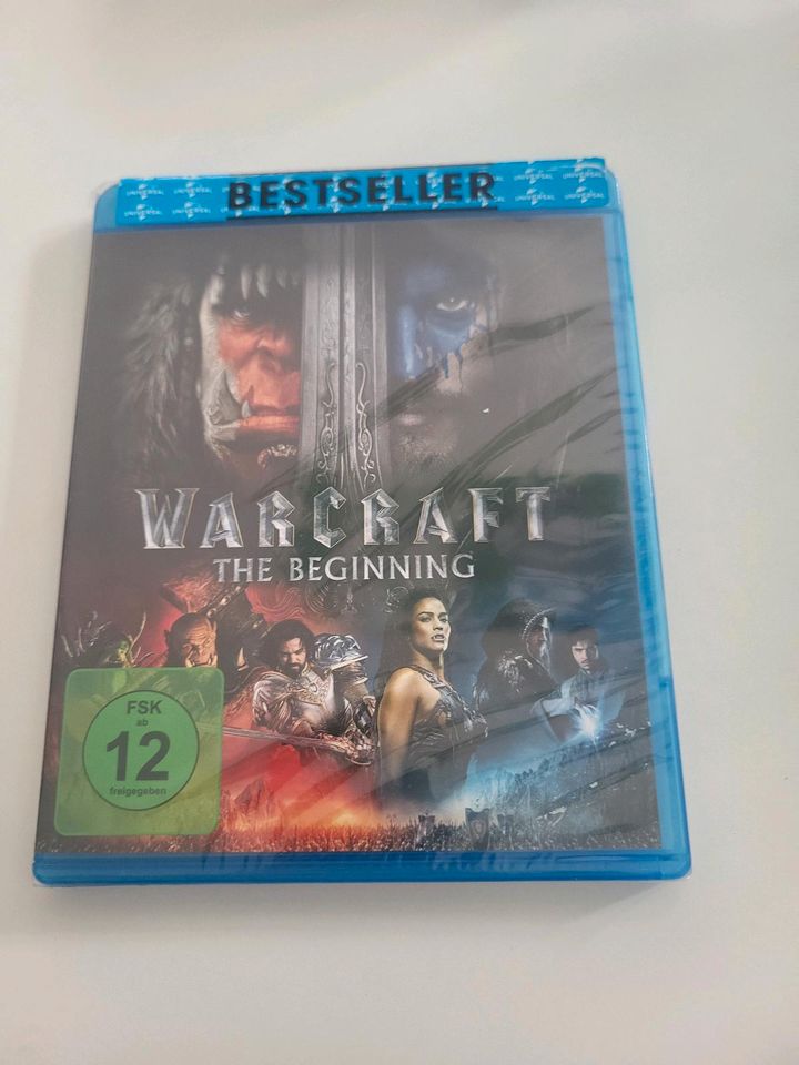 Warcraft the Beginning Bluray neu in OVP in Schwandorf