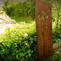 Sichtschutz Edelrost Pusteblume Windschutzwand aus Metall 150x60 Baden-Württemberg - Lahr (Schwarzwald) Vorschau