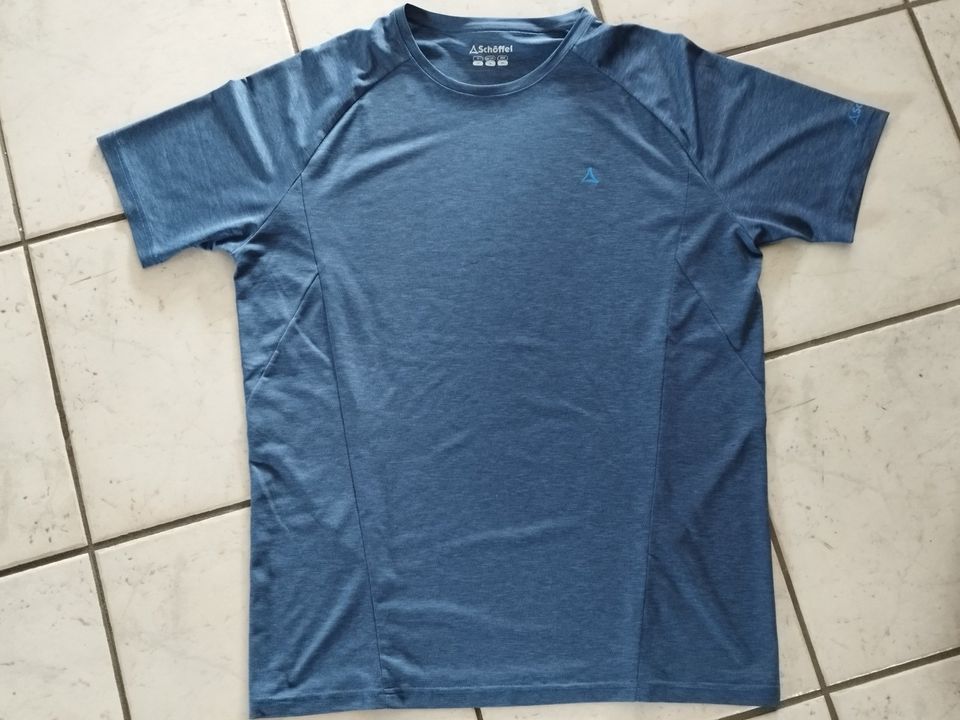 Schöffel Herren Sport Shirt blau Gr. XL 54 in Geldern
