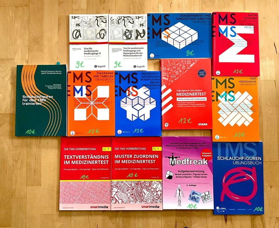 TMS, EMS, Medizinertest, verschiedene Bücher (medgurus, stark…) in Nordhorn