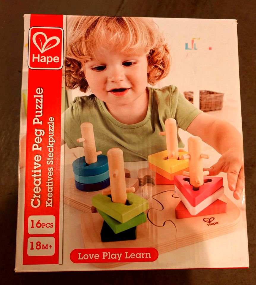 Hape Creative Peg Puzzle Steckpuzzle in Bremen