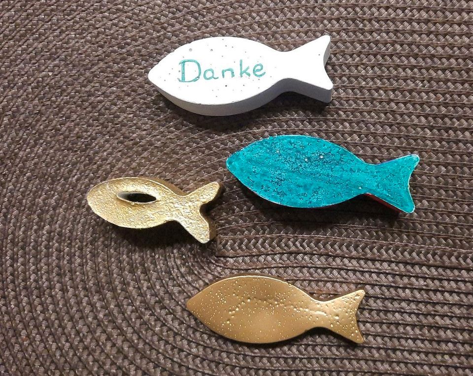 Deko Fische aus Beton zur Kommunion, Firmung, Taufe, Konfirmation in Nürnberg (Mittelfr)