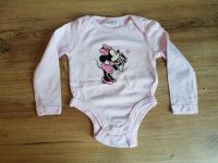 Baby Mädchen langarm Body Minni Mouse Gr. 56 Sachsen - Taura Vorschau