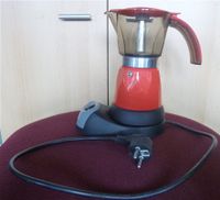 roter Espressokocher / Heißwasserzubereiter Sachsen - Chemnitz Vorschau