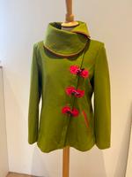 Jacke aus Vietnam grün-pink Hingucker Gr. L Bayern - Hammelburg Vorschau