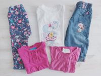 Kleiderpaket Hosen Tshirts 74 80 Mädchen Jeans Sweathose pink Thüringen - Uhlstädt-Kirchhasel Vorschau