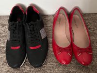 rote Tamaris Ballerina Schuh + Rieker Halbschuh beide Gr. 41 Schwerin - Altstadt Vorschau