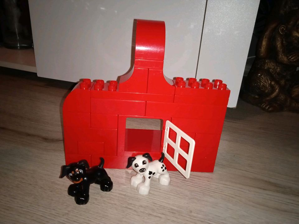 Lego Duplo Rote Steine Fenster Hunde in Herdecke