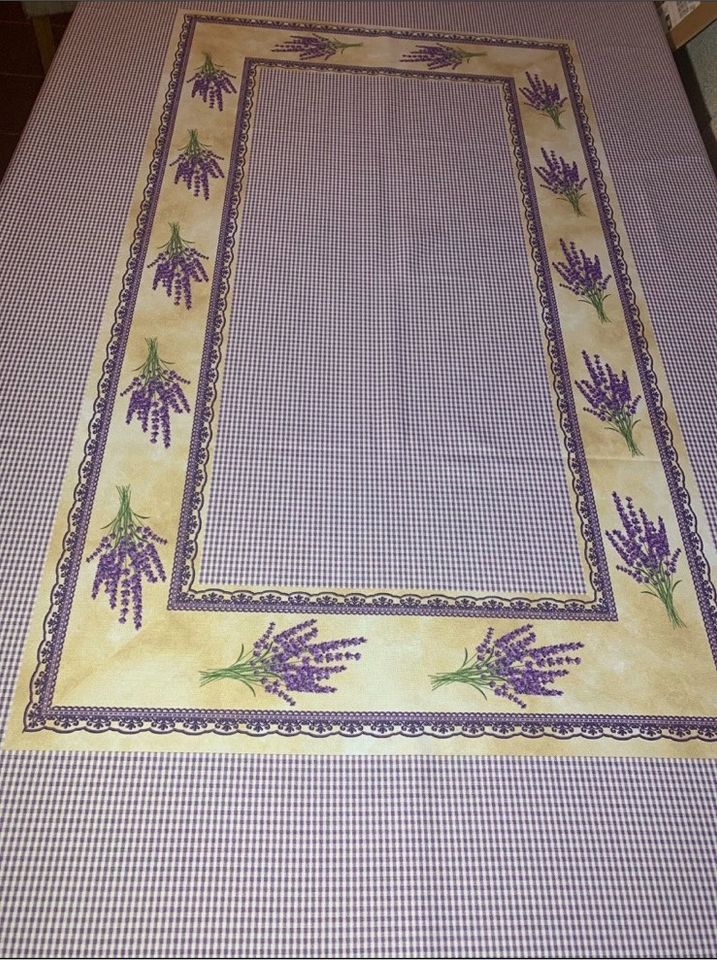 Tischdecke mit Lavendel 140x220cm (neu) in Spenge