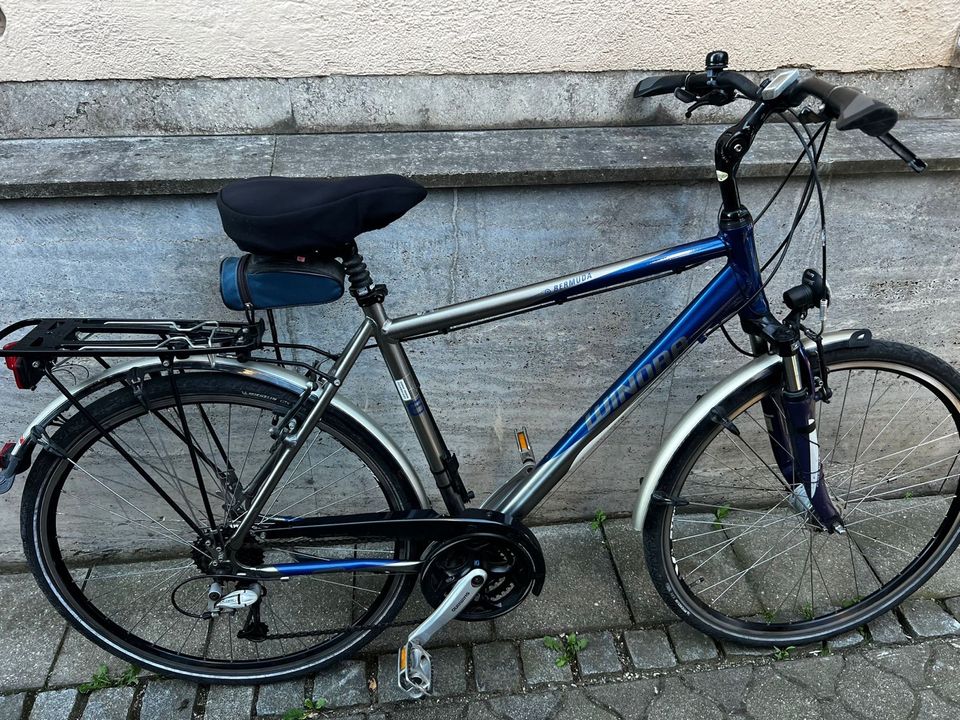 Fahrrad 28 Zoll für Herren, Trecking, Winora, blau, 27 Gang in München