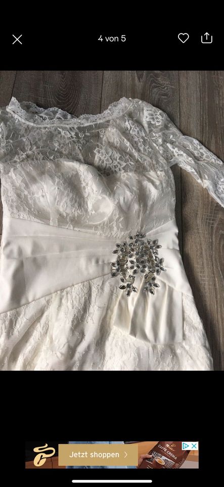 Abendkleid Hochzeitskleid weiss Apart XS 34 in Garbsen