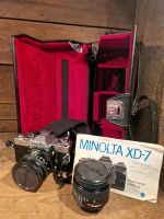 Minolta XD7 Spiegelreflexkamera/28mm/50mm Schleswig-Holstein - Flintbek Vorschau