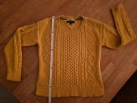 Strickpulli Pullover 128 Tommy Hilfiger Mädchen Senf Curry gelb Hessen - Kalbach Vorschau